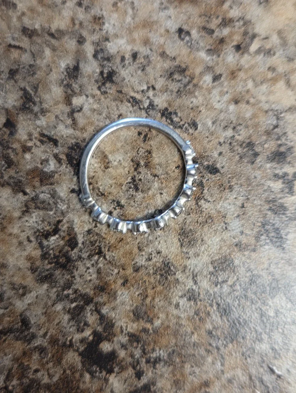 10K White Gold Wedding Band